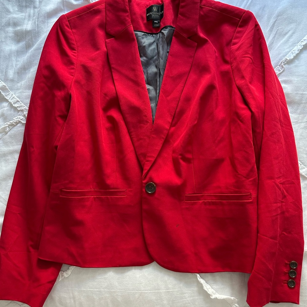 Red Blazer Jacket